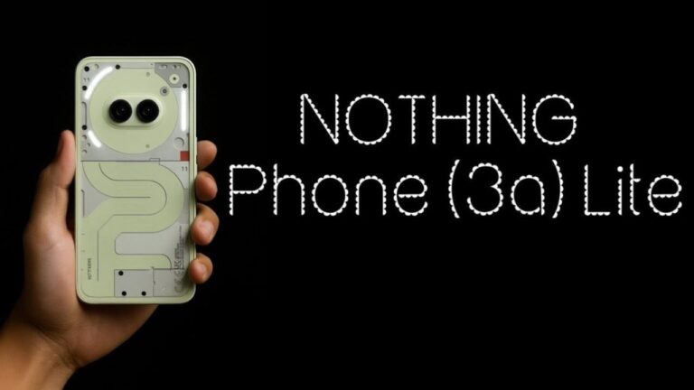 Nothing Phone (3a) Lite
