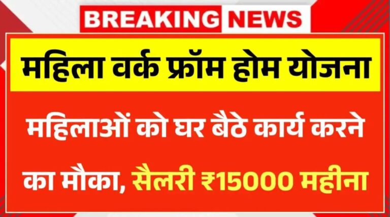 Mukhyamantri Work From Home Yojana